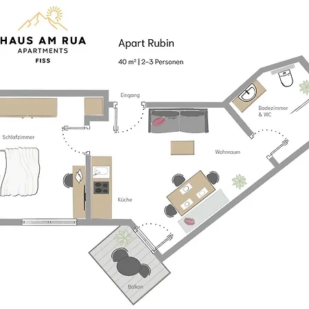 아파트 Haus Am Rua *