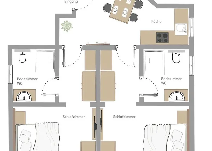 Haus Am Rua Appartement *