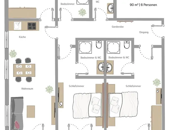 Haus Am Rua Appartement *