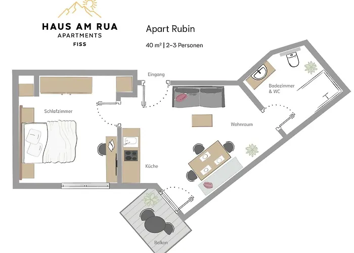 Appartement Haus Am Rua *